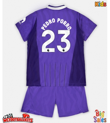 Tottenham Hotspur Pedro Porro #23 Replica Third Stadium Kit for Kids 2026-27 Short Sleeve (+ pants)